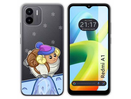 Carcasa Xiaomi Redmi A1 TUMUNDOSMARTPHONE Dibujos Transparente Cabra Multicolor