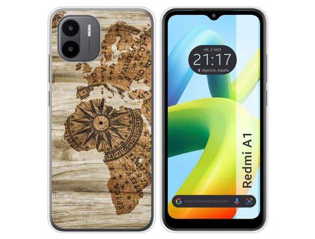 Carcasa Xiaomi Redmi A1 TUMUNDOSMARTPHONE Dibujos Madera 07 Multicolor