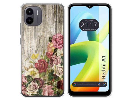 Carcasa Xiaomi Redmi A1 TUMUNDOSMARTPHONE Dibujos Madera 08 Multicolor