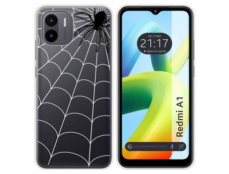 Carcasa Xiaomi Redmi A1 TUMUNDOSMARTPHONE Dibujos Transparente Araña Multicolor