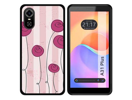 Carcasa ZTE Blade A31 Plus TUMUNDOSMARTPHONE Dibujos Flores Vintage Multicolor
