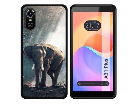 Carcasa ZTE Blade A31 Plus TUMUNDOSMARTPHONE Dibujos Elefante Multicolor