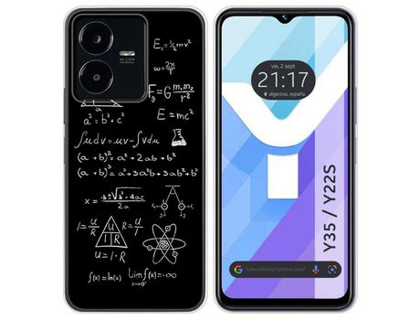 Carcasa Vivo Y35 / Y22S TUMUNDOSMARTPHONE Dibujos Formulas Multicolor