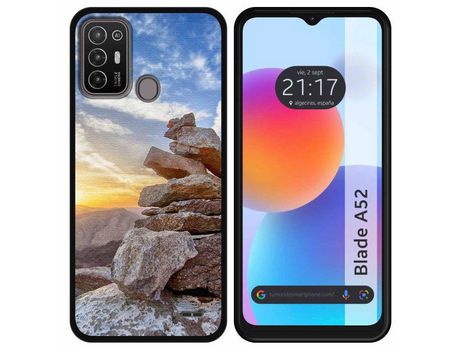 Carcasa ZTE Blade A52 TUMUNDOSMARTPHONE Dibujos Sunset Multicolor