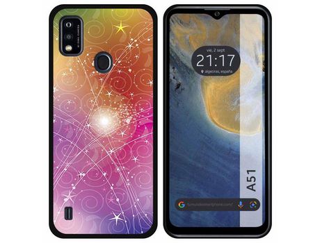 Carcasa ZTE Blade A51 TUMUNDOSMARTPHONE Dibujos Abstracto Multicolor