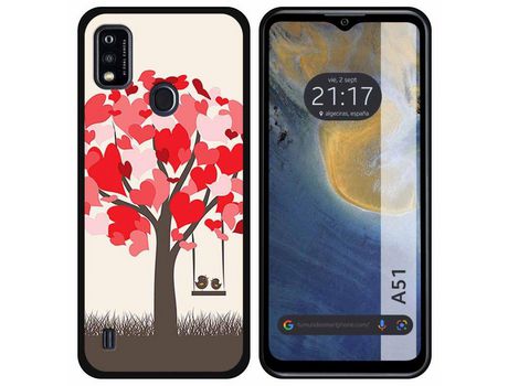 Carcasa ZTE Blade A51 TUMUNDOSMARTPHONE Dibujos Pajaritos Multicolor