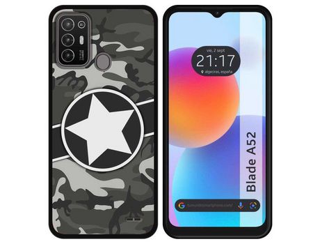 Carcasa ZTE Blade A52 TUMUNDOSMARTPHONE Dibujos Camuflaje 02 Multicolor