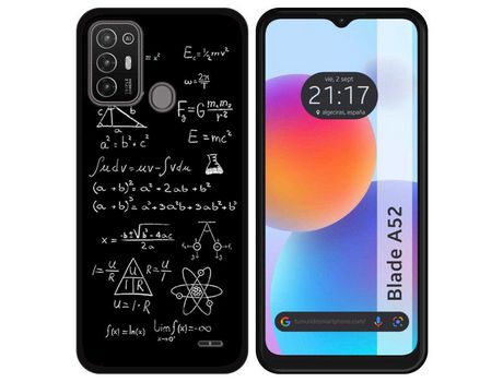 Carcasa ZTE Blade A52 TUMUNDOSMARTPHONE Dibujos Formulas Multicolor