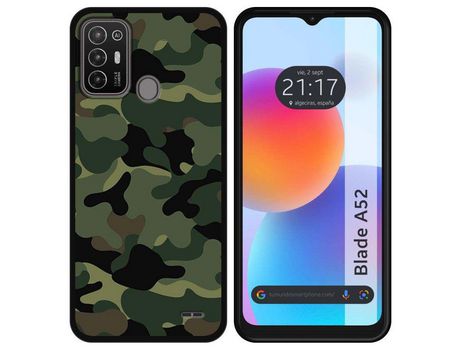 Carcasa ZTE Blade A52 TUMUNDOSMARTPHONE Dibujos Camuflaje Multicolor