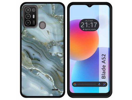 Carcasa ZTE Blade A52 TUMUNDOSMARTPHONE Dibujos Mármol 09 Multicolor