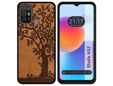 Carcasa ZTE Blade A52 TUMUNDOSMARTPHONE Dibujos Cuero 03 Multicolor