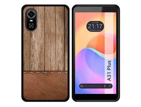 Carcasa ZTE Blade A31 Plus TUMUNDOSMARTPHONE Dibujos Madera 09 Multicolor
