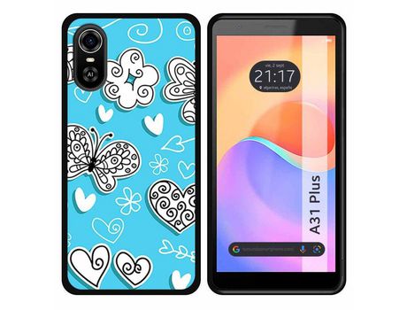 Carcasa ZTE Blade A31 Plus TUMUNDOSMARTPHONE Dibujos Mariposas Multicolor