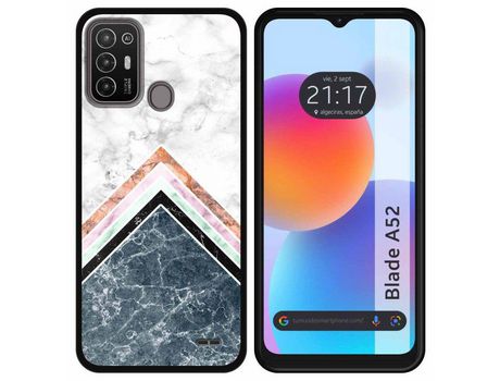 Carcasa ZTE Blade A52 TUMUNDOSMARTPHONE Dibujos Mármol 05 Multicolor