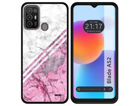 Carcasa ZTE Blade A52 TUMUNDOSMARTPHONE Dibujos Mármol 03 Multicolor