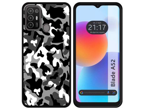Carcasa ZTE Blade A52 TUMUNDOSMARTPHONE Dibujos Snow Camuflaje Multicolor