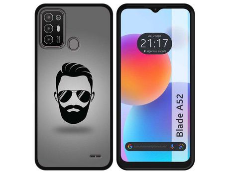 Carcasa ZTE Blade A52 TUMUNDOSMARTPHONE Dibujos Barba Multicolor