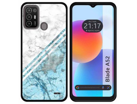 Carcasa ZTE Blade A52 TUMUNDOSMARTPHONE Dibujos Mármol 02 Multicolor