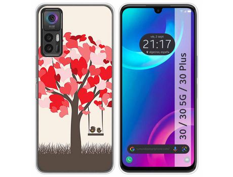 Carcasa TCL 30 / 30 5G / 30 Plus TUMUNDOSMARTPHONE Dibujos Pajaritos Multicolor