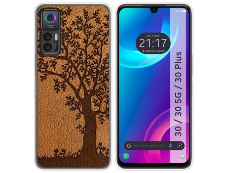 Carcasa TCL 30 / 30 5G / 30 Plus TUMUNDOSMARTPHONE Dibujos Cuero 03 Multicolor