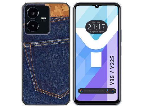 Carcasa Vivo Y35 / Y22S TUMUNDOSMARTPHONE Dibujos Vaquero Multicolor