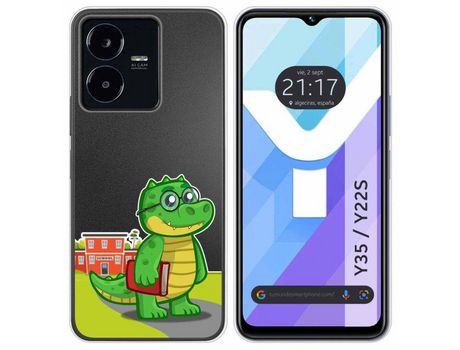 Carcasa Vivo Y35 / Y22S TUMUNDOSMARTPHONE Dibujos Transparente Coco Multicolor