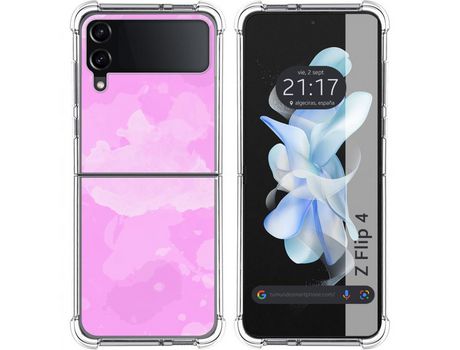 Carcasa Samsung Galaxy Z Flip4 5G TUMUNDOSMARTPHONE Dibujos Antigolpes Acuarela 04 Multicolor