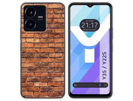 Carcasa Vivo Y35 / Y22S TUMUNDOSMARTPHONE Dibujos Ladrillo 04 Multicolor