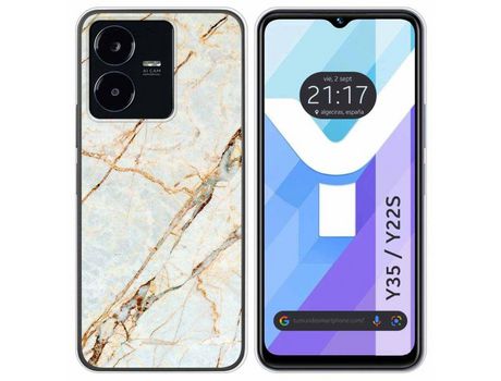 Carcasa Vivo Y35 / Y22S TUMUNDOSMARTPHONE Dibujos Mármol 13 Multicolor