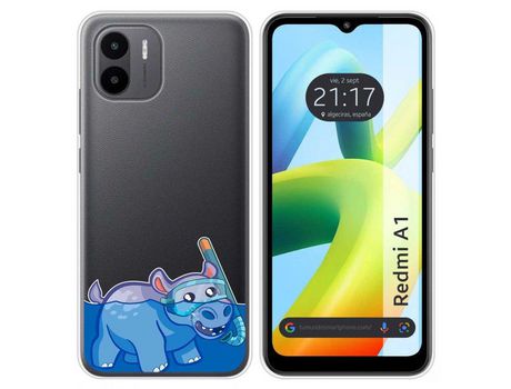 Carcasa Xiaomi Redmi A1 TUMUNDOSMARTPHONE Dibujos Transparente Hipo Multicolor