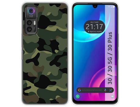 Carcasa TCL 30 / 30 5G / 30 Plus TUMUNDOSMARTPHONE Dibujos Camuflaje Multicolor