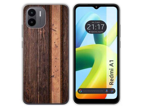 Carcasa Xiaomi Redmi A1 TUMUNDOSMARTPHONE Dibujos Madera 05 Multicolor