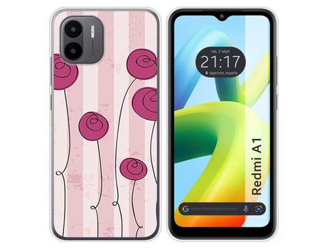 Carcasa Xiaomi Redmi A1 TUMUNDOSMARTPHONE Dibujos Flores Vintage Multicolor