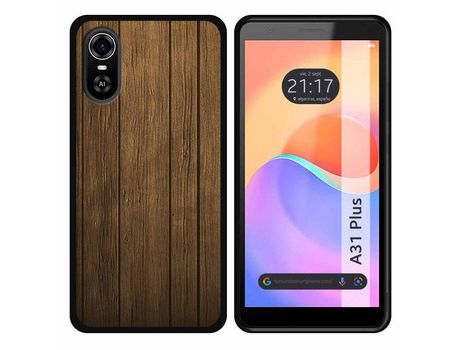 Carcasa ZTE Blade A31 Plus TUMUNDOSMARTPHONE Dibujos Madera Multicolor
