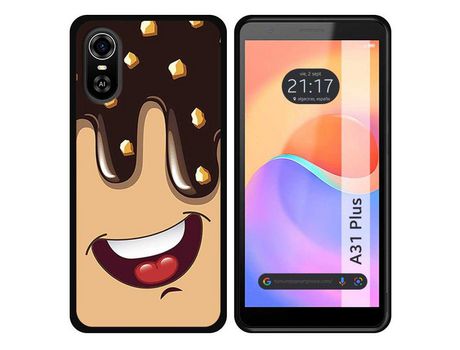 Carcasa ZTE Blade A31 Plus TUMUNDOSMARTPHONE Dibujos Helado Chocolate Multicolor