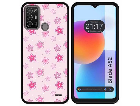 Carcasa ZTE Blade A52 TUMUNDOSMARTPHONE Dibujos Flores Multicolor