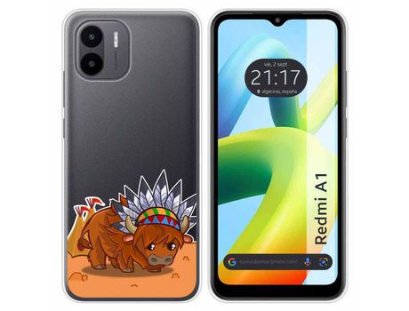 Carcasa Xiaomi Redmi A1 TUMUNDOSMARTPHONE Dibujos Transparente Bufalo Multicolor