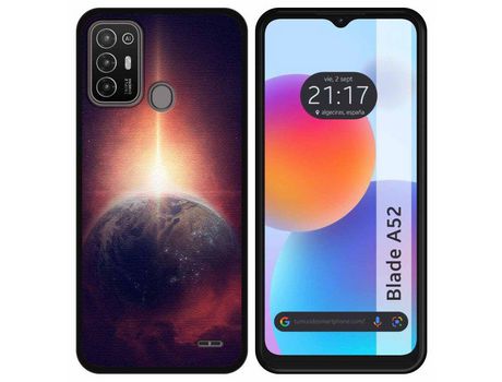 Carcasa ZTE Blade A52 TUMUNDOSMARTPHONE Dibujos Tierra Multicolor