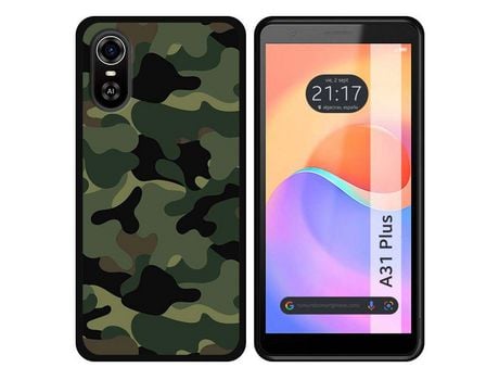 Carcasa ZTE Blade A31 Plus TUMUNDOSMARTPHONE Dibujos Camuflaje Multicolor