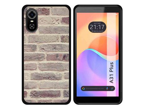 Carcasa ZTE Blade A31 Plus TUMUNDOSMARTPHONE Dibujos Ladrillo 01 Multicolor