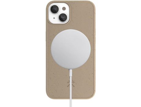Funda iPhone 14 WOODC Magsafe Bio Beige