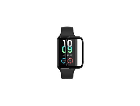 Protector de Pantalla Gel Full Cover con Bordes Negras para Xiaomi Redmi Smart Band Pro GIFT4ME Transparente