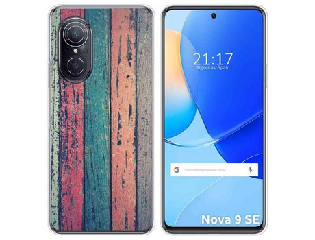 Carcasa Huawei Nova 9 Se TUMUNDOSMARTPHONE Dibujos Madera 10 Multicolor