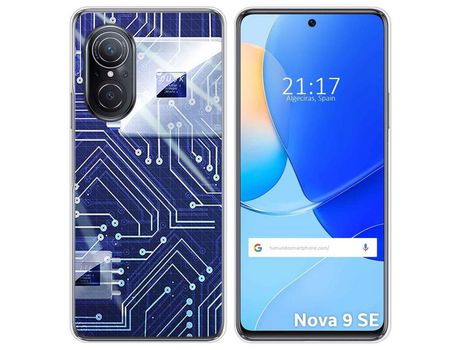 Carcasa Huawei Nova 9 Se TUMUNDOSMARTPHONE Dibujos Circuito Multicolor