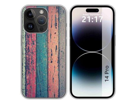 Carcasa iPhone 14 Pro (6.1) TUMUNDOSMARTPHONE Dibujos Madera 10 Multicolor