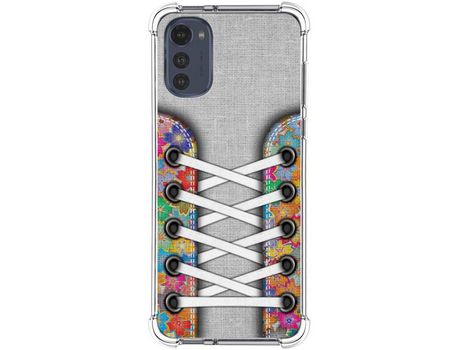 Carcasa Motorola Moto E32 4G TUMUNDOSMARTPHONE Dibujos Antigolpes Zapatillas 04 Multicolor
