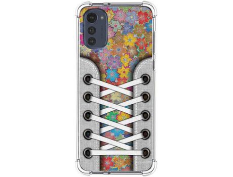 Carcasa Motorola Moto E32 4G TUMUNDOSMARTPHONE Dibujos Antigolpes Zapatillas 05 Multicolor
