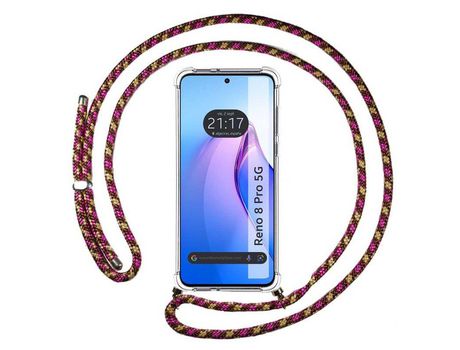 Carcasa Oppo Reno 8 Pro 5G TUMUNDOSMARTPHONE Colgante Rosa