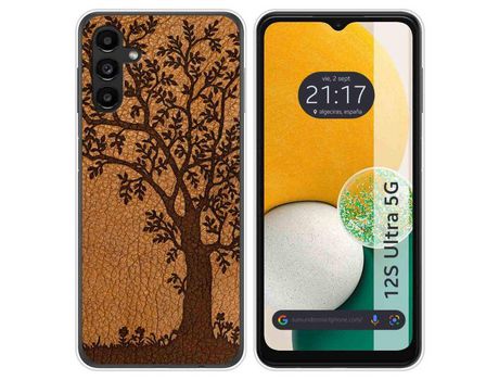 Carcasa Samsung Galaxy A13 5G TUMUNDOSMARTPHONE Dibujos Cuero 03 Multicolor
