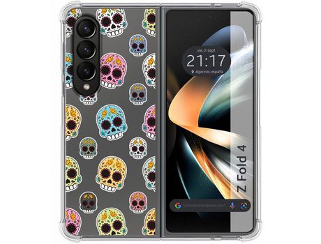 Carcasa Samsung Galaxy Z Fold4 5G TUMUNDOSMARTPHONE Dibujos Antigolpes Catrina Multicolor